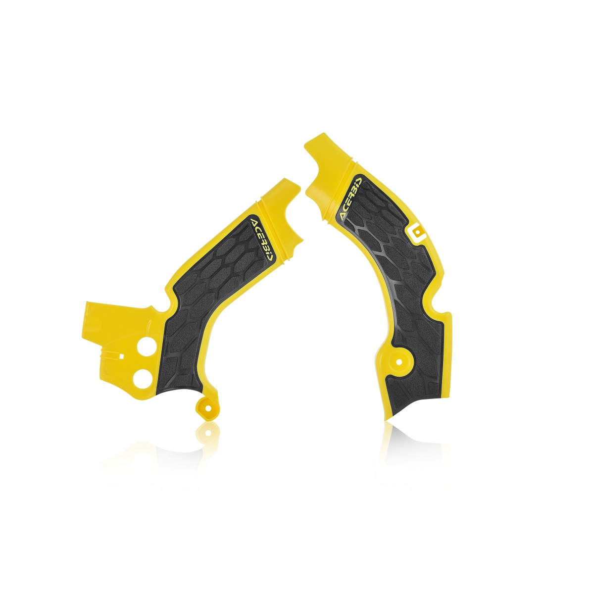 Acerbis Rahmenschützer X-Grip Suzuki RMZ450  08-17 gelb/schwarz