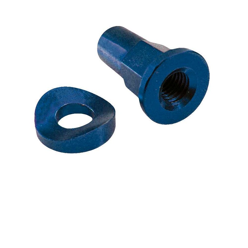 ZAP-Mutter & Scheibe Alu für Reifenhalter blau ZAP-Mutter & Scheibe Alu für Reifenhalter blau