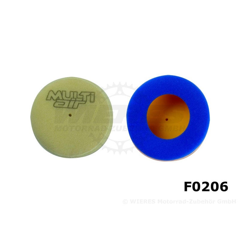 Multi Air Luftfilter Kawasaki KX125/250 1987-1989 Multi Air Luftfilter Kawasaki KX125/250 1987-1989