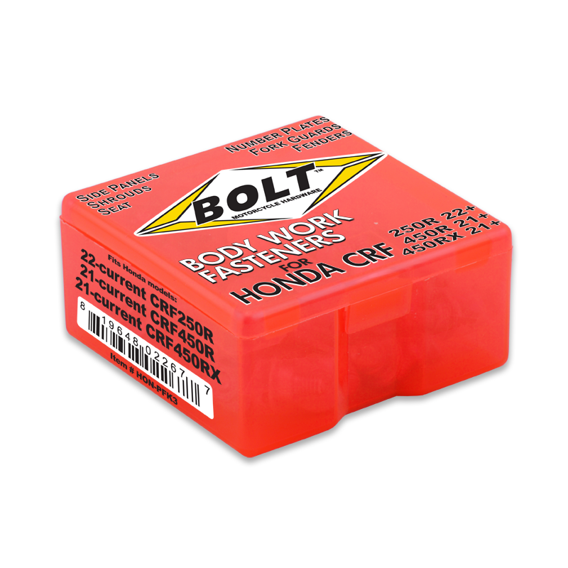 BOLT Schraubenkit für Plastikteile Honda CRF 450 21-, CRF 250 22- BOLT Schraubenkit für Plastikteile Honda CRF 450 21-, CRF 250 22-