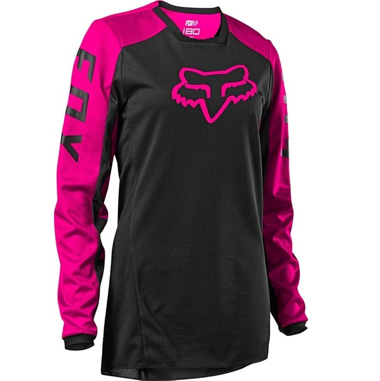 FOX Frauen MX-Jersey Damen 180 Djet Gr: L Pink FOX Frauen MX-Jersey Damen 180 Djet Gr: L Pink