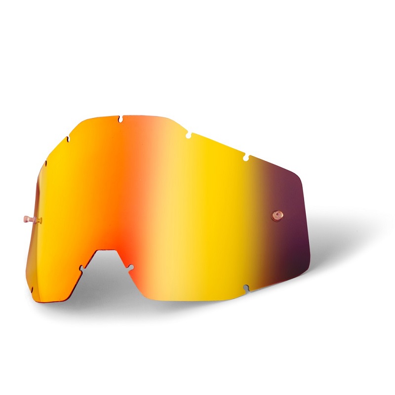 Ersatzglas für 100% Racercraft/Accuri Brille in Rot verspiegelt Ersatzglas für 100% Racercraft/Accuri Brille in Rot verspiegelt