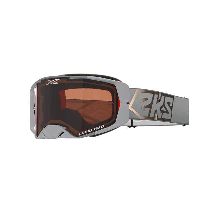 EKS Lucid Brille Grey ,  Auburn Afterburner Lens 