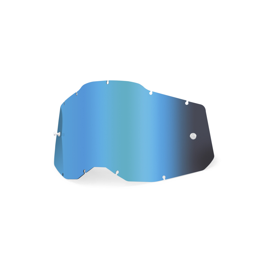 Ersatzglas für 100% RC2/AC2/ST2-Brille in Blau verspiegelt Ersatzglas für 100% RC2/AC2/ST2-Brille in Blau verspiegelt
