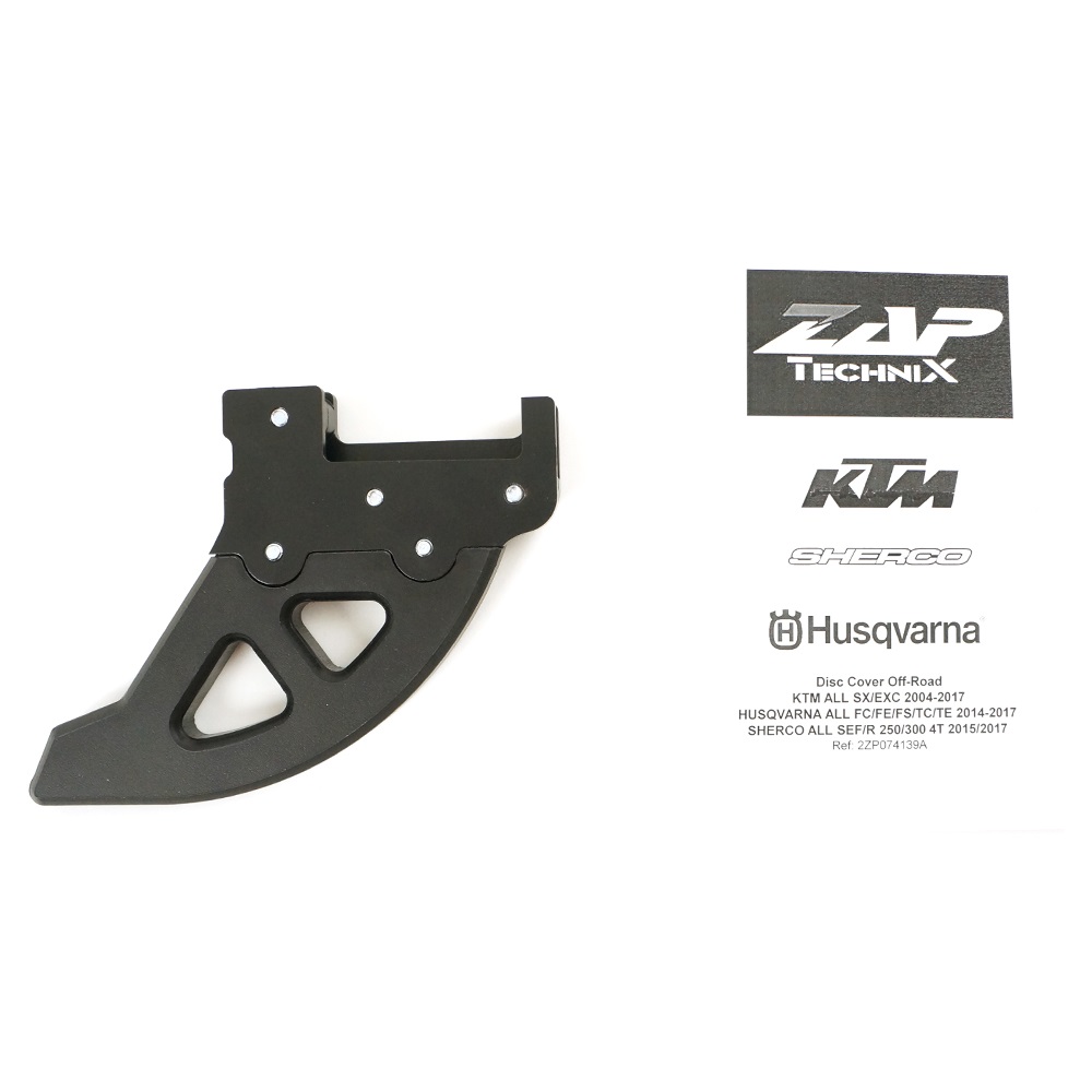 ZAP Bremsscheibenschutz hinten KTM/Husqvarna/Sherco Schwarz