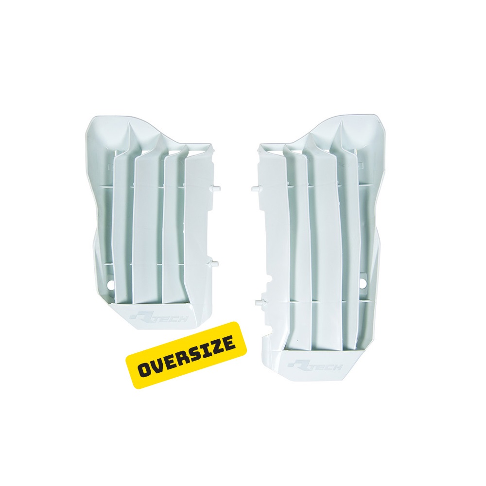Rtech Oversize Kühlerschutzlamellen CRF450 17-20 weiß Rtech Oversize Kühlerschutzlamellen CRF450 17-20 weiß