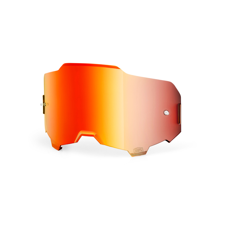 Ersatzglas für Armega MX-Brille  rot gespiegelt