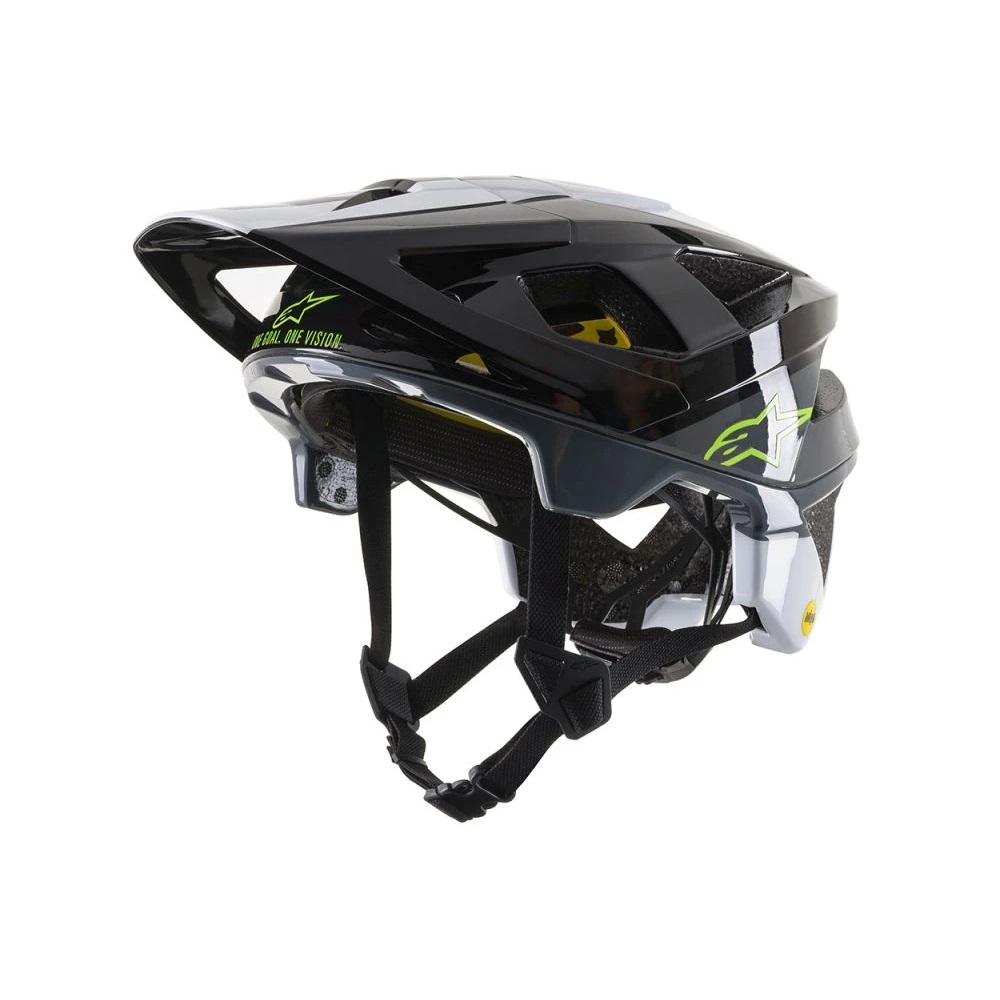 Alpinestars  Vector Tech Pilot Helmet  Größe: S Black/white/cool gray glossy