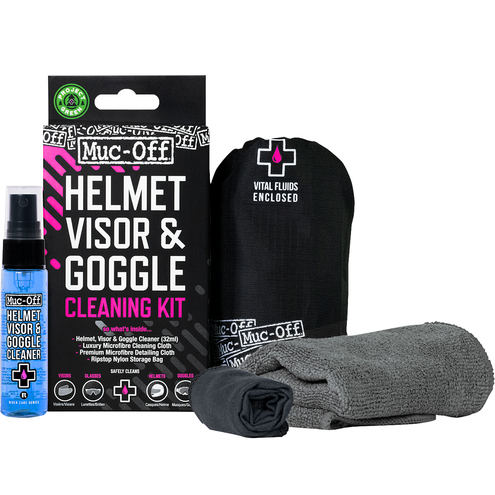 Muc Off Visor, Lens & Goggle Cleaning Kit V2 Muc Off Visor, Lens & Goggle Cleaning Kit V2