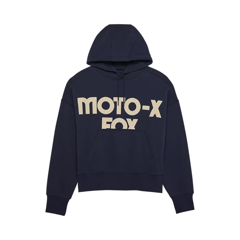 Kapuzenpullover Moto-X Oversized für Frauen Mitternachtsblau  Gr: M  
