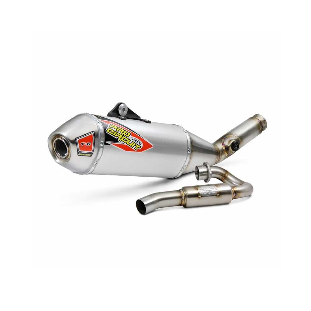 Pro Circuit T-6 Stainless Steel System Kawasaki KX 450 16-18 SS/AL Pro Circuit T-6 Stainless Steel System Kawasaki KX 450 16-18 SS/AL