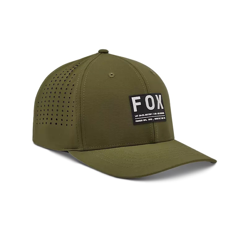 FOX Non Stop Funktions-Flexfit-Kappe Olivgrün FOX Non Stop Funktions-Flexfit-Kappe Olivgrün