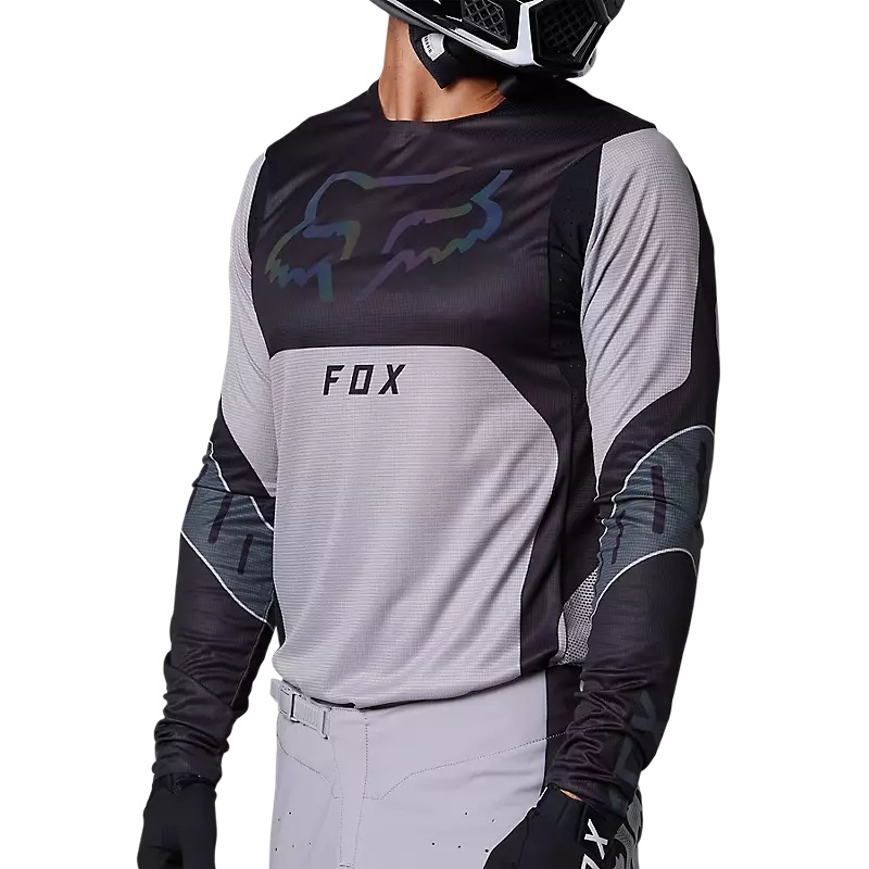 FOX MX- Jersey Flexair Ryaktr  Schwarz/Grau L