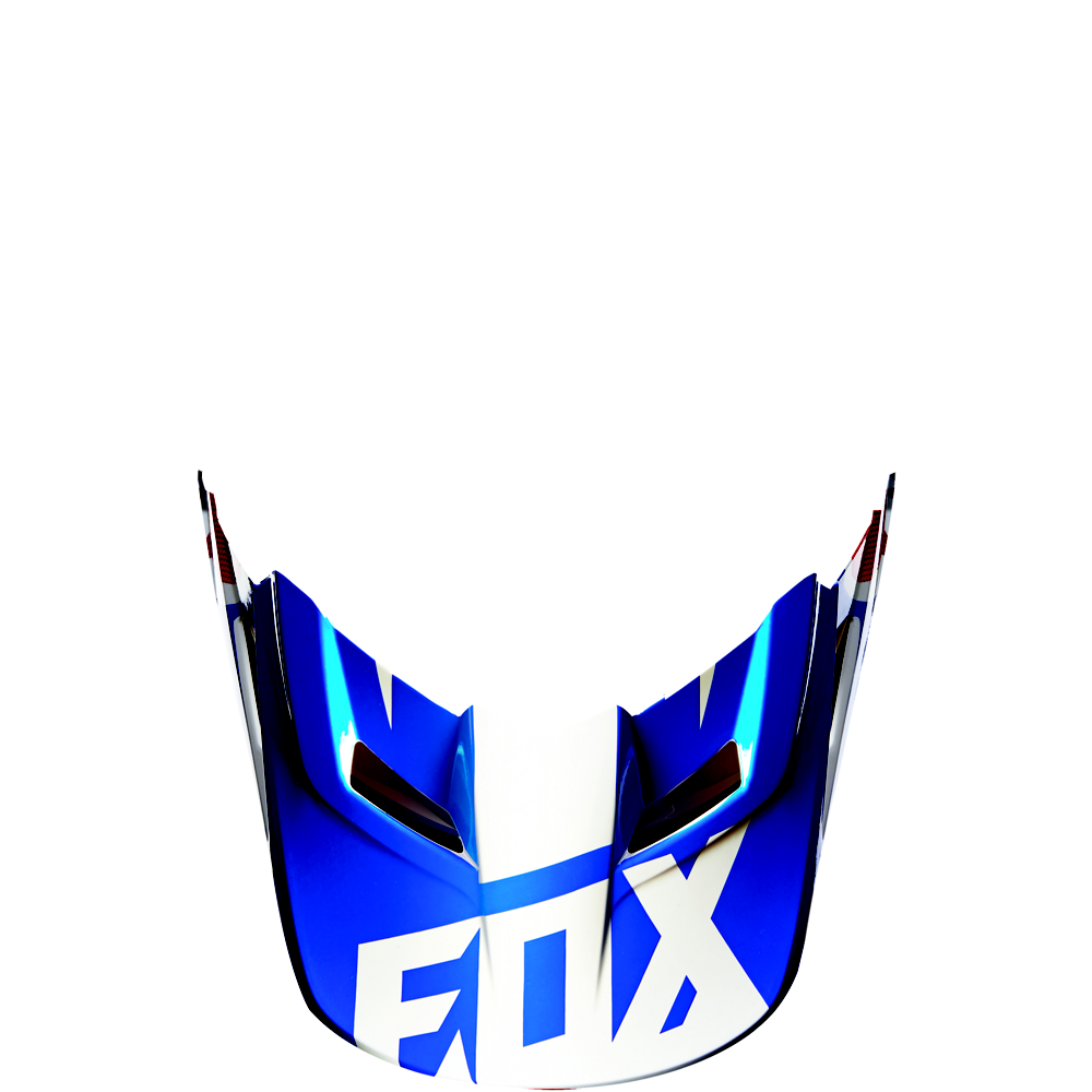 FOX V1 Helmet Visor Race  Blue Gr: XS/S