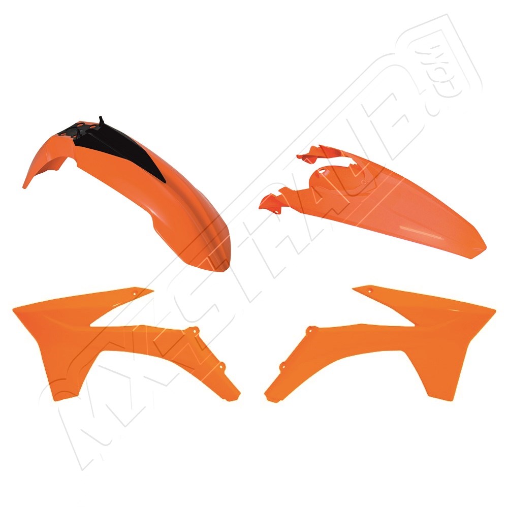 Race Tech Plastikkit passend für KTM EXC/SXF OEM 2012 orange 3-teilig Race Tech Plastikkit passend für KTM EXC/SXF OEM 2012 orange 3-teilig