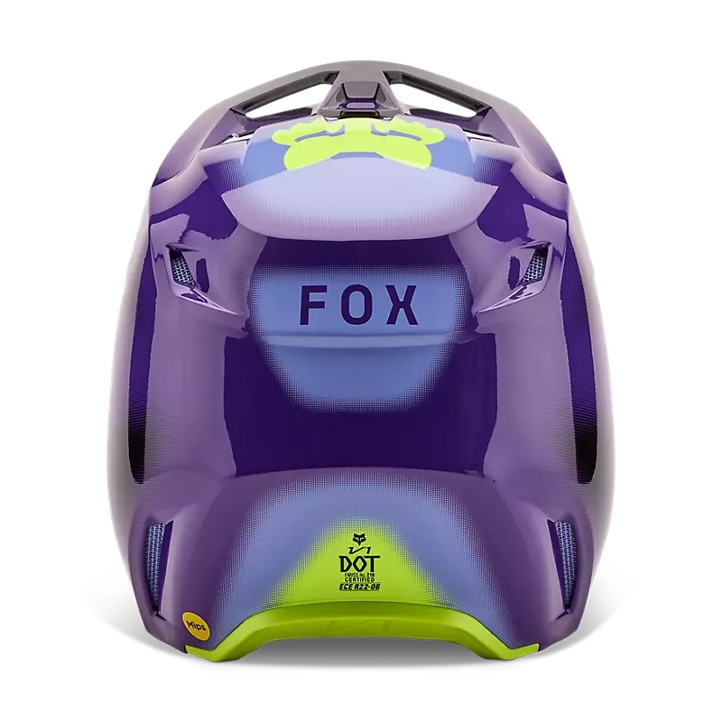 FOX MX- Helm V1 Interfere  Schwarz/Blau  Gr: S 55-56cm