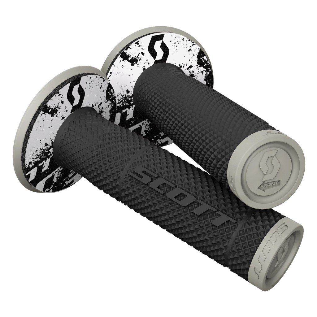 SCOTT SX II MX-Griffe + Donuts schwarz/grau SCOTT SX II MX-Griffe + Donuts schwarz/grau