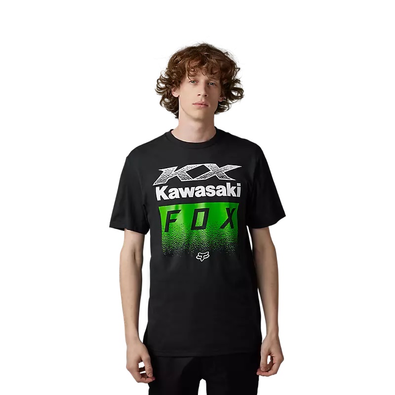 T-Shirt Fox X Kawi Schwarz T-Shirt Fox X Kawi Schwarz