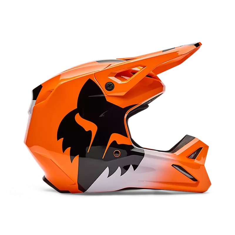 FOX V1 Shield MX-Helm Fluo Orange