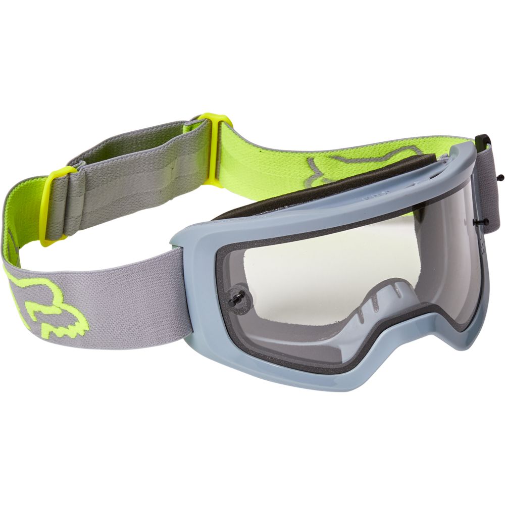FOX MX-Brille Main Stray Steel Grey klares Glas FOX MX-Brille Main Stray Steel Grey klares Glas