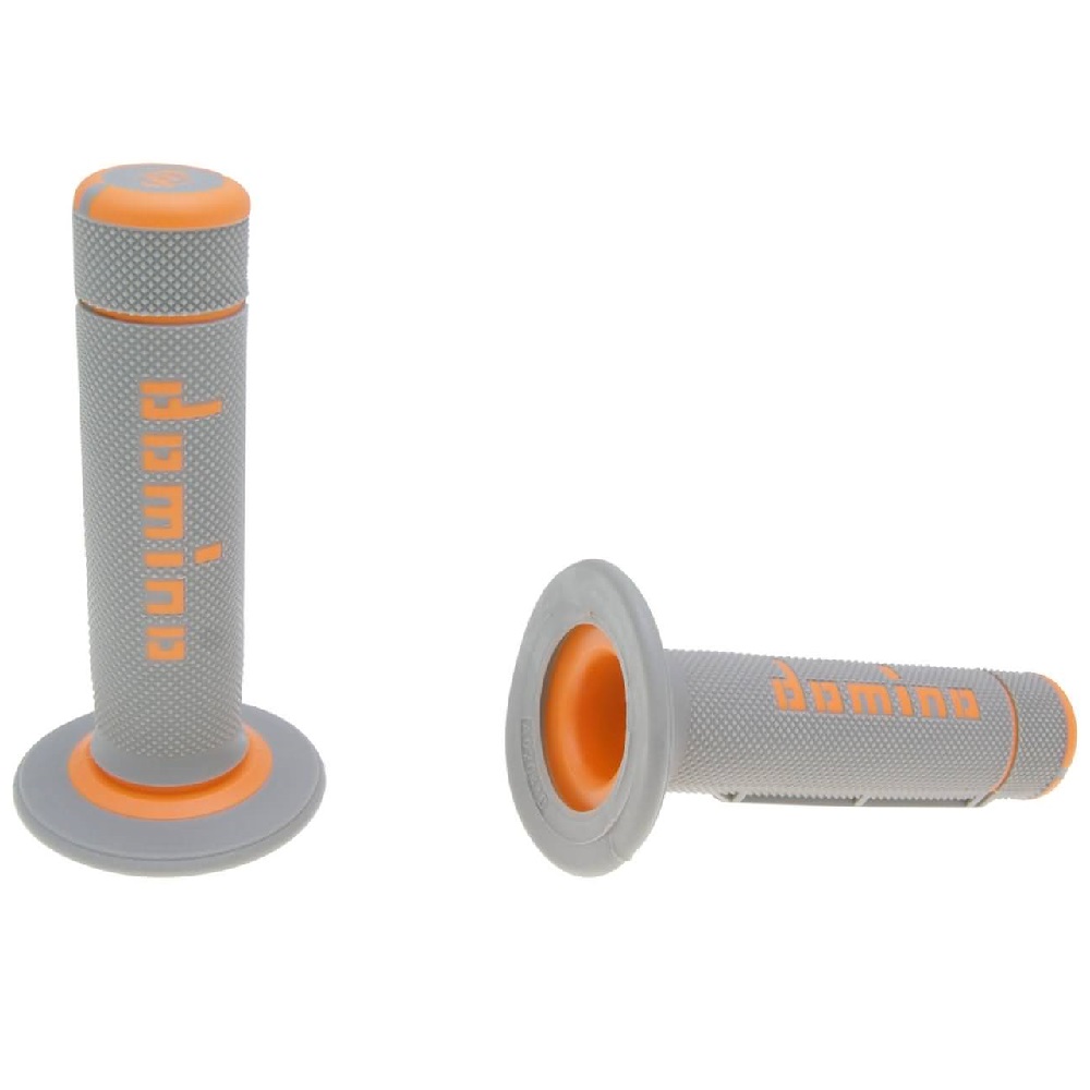 DOMINO Off-Road Griffgummis Halbwaffel grau/orange DOMINO Off-Road Griffgummis Halbwaffel grau/orange