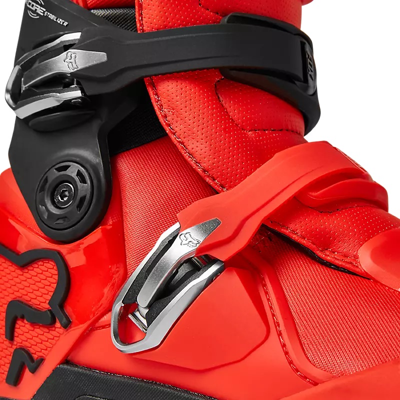 FOX  Motion Motocross Stiefel Fluoreszierendes Rot Gr: 5/38