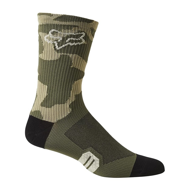 FOX 6" Ranger Socken 15cm hoch Grün/Camo Gr: S/M =39-42