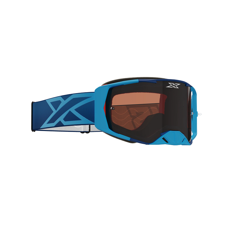 EKS Lucid Brille Blue ,  Auburn Afterburner Lens