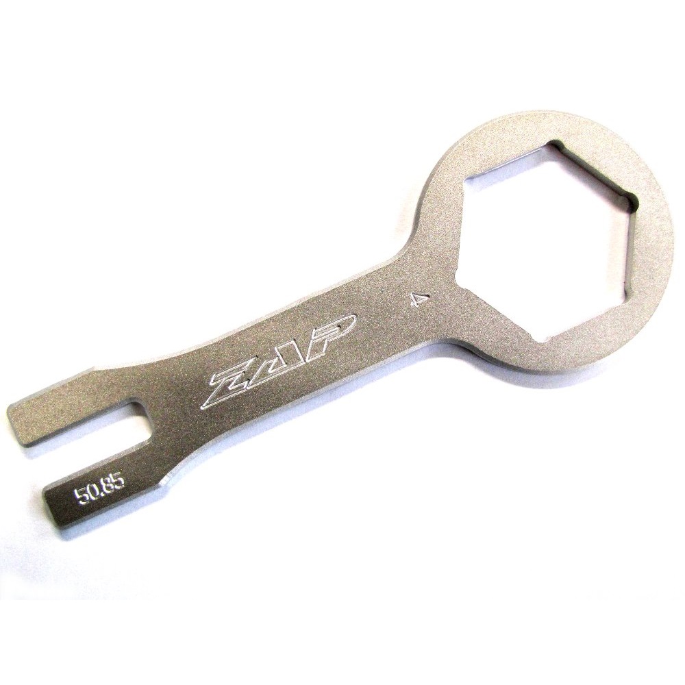 Gabelschlüssel Sechskant SW 50mm mit Federstopper für WP Gabel mit Closed Catridge Gabelschlüssel Sechskant SW 50mm mit Federstopper für WP Gabel mit Closed Catridge