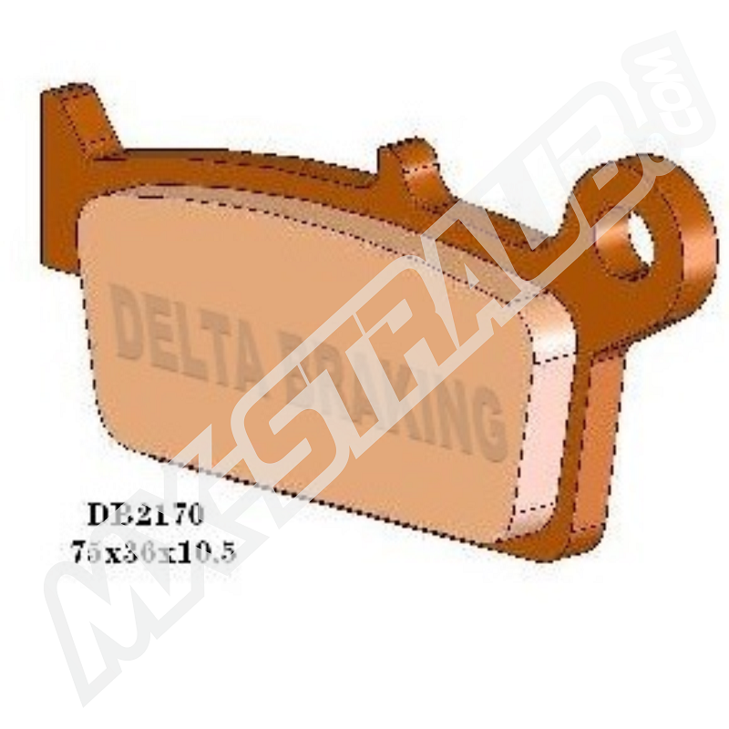 Delta Bremsbelag hinten Suzuki RM125/250 96-12 Delta Bremsbelag hinten Suzuki RM125/250 96-12