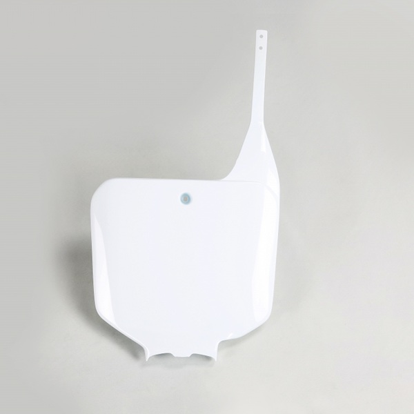 UFO Starttafel vorn für Honda CR125/250/500 99-01 weiß