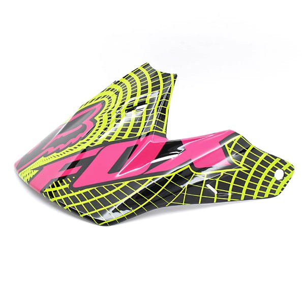 FOX V3 Vortex Helmet Visor 10 black/green FOX V3 Vortex Helmet Visor 10 black/green
