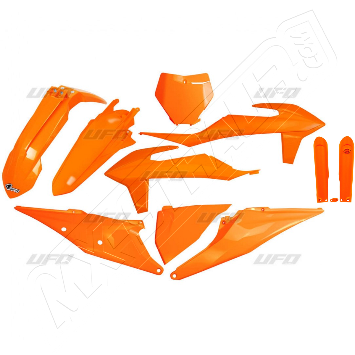 UFO Plastikkit passend bei KTM SX(F) 2019 komplett Orange 16 UFO Plastikkit passend bei KTM SX(F) 2019 komplett Orange 16